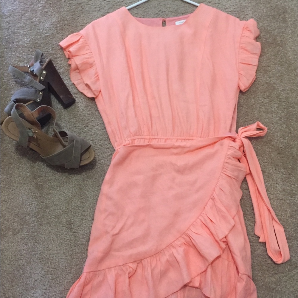 Small coral dress